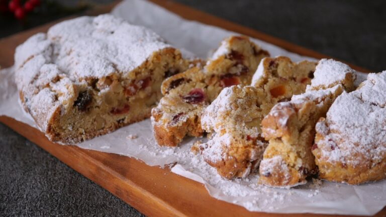 【絶品すぎる♡HMで作るシュトーレン】発酵無し! ワンボウルで混ぜるだけ!ザクザク中はしっとり～| Stollen style cake