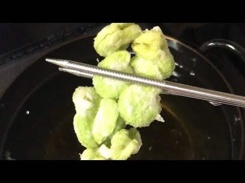 そら豆のかき揚げを作ったらホクホクして美味しかった