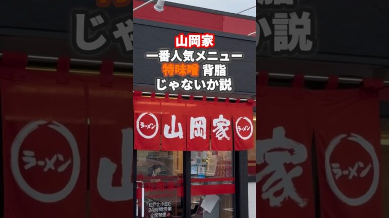 【山岡家】一番人気メニューは特味噌背脂じゃないか説を検証してみたよ✨#コクあり #コクありグルメ #山岡家 #特味噌 #特製味噌ラーメン #背脂変更 #特製味噌チャーシュー麺 #千葉グルメ