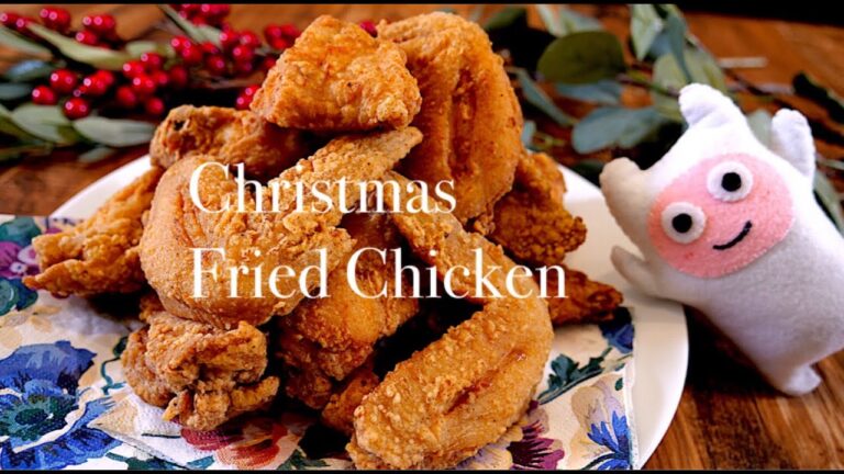【クリスマスフライドチキン】0262 一年中食べたい！永久保存版レシピ！Christmas fried chicken