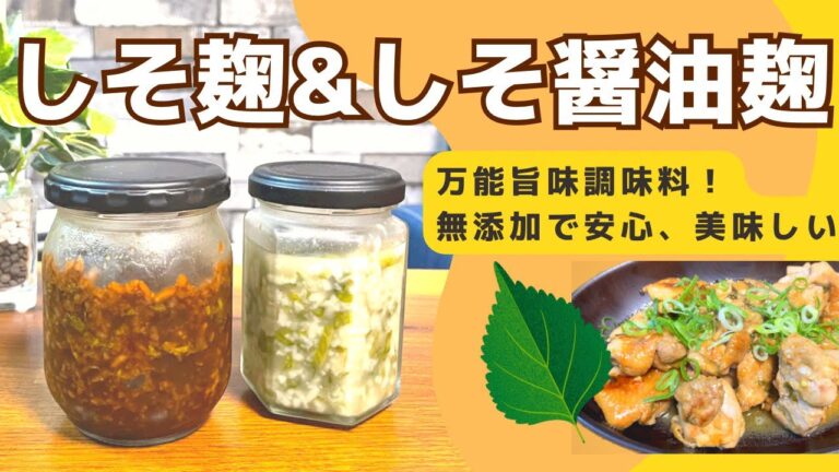 大葉で万能調味料を作ろう！保存もバッチリ！簡単美味しい無添加調味料