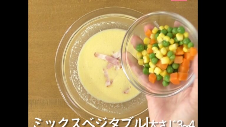 15分で作れてインパクト大！「パプリカカップで豆乳キッシュ」