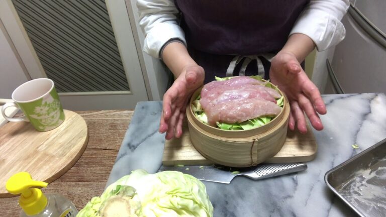 キノケイコ 【 蒸しキャベツとささみのサラダ】 簡単レシピ動画で紹介