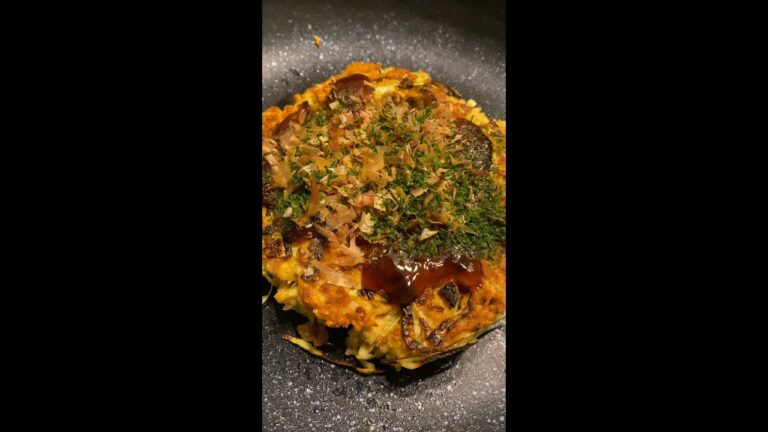 本気で痩せたきゃこれ食っとけ【オートミールお好み焼き】#Shorts