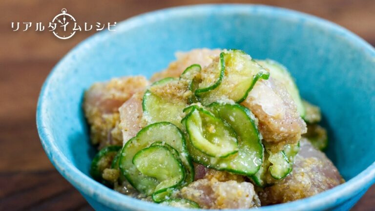 「真鯛の利休和え」の作り方｜15分で2品できる！リアルタイムレシピ　１品レシピ紹介　PART2-1日目　料理研究家 高橋善郎さん監修・出演‬