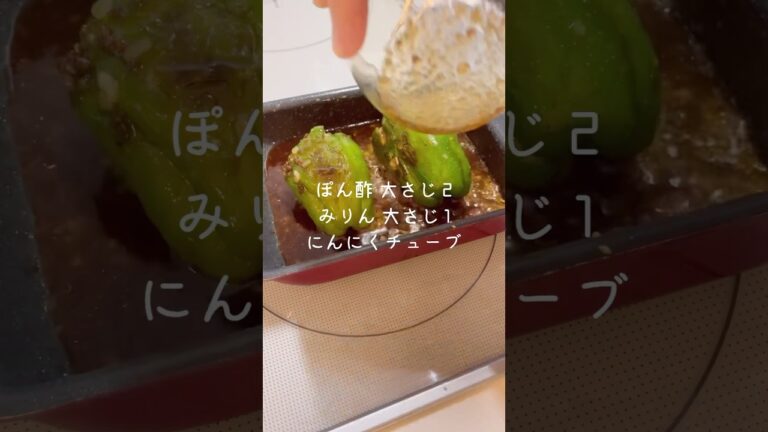 【お弁当作り】今日は自分の分だけ🫑😌🍱2023/9/28 #shorts #ピーマン