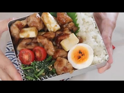[お弁当作り] 焼き鳥弁当.HD