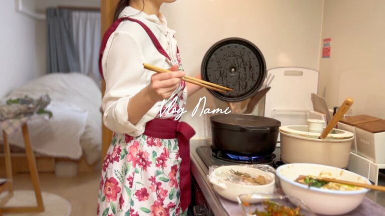 1人暮らし一週間の夜ごはん｜仕送りの野菜を使い切る簡単な和食レシピ｜What I eat in a week for dinner｜Japanese home cooking VLOG