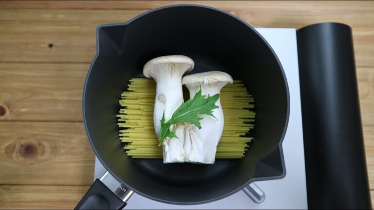 きのことベーコンの和風スープパスタを作りたい【ワンポットパスタ】