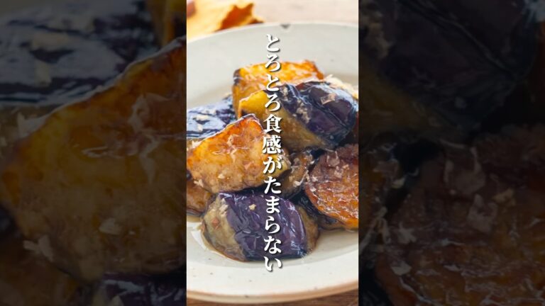 【なすを1番美味しく食べるならこのレシピ】食感も味付けも失敗しらずの簡単調理！