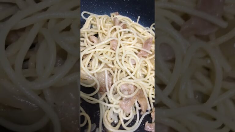 鶏皮パスタ(レシピあり)
