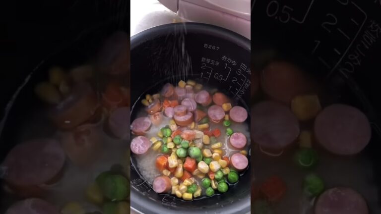 炊飯器ピラフ　＃簡単＃1人前＃冷凍ミックス＃ベイシアしか勝たん