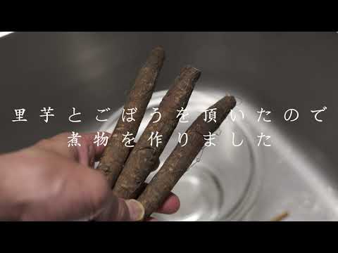 里芋の煮物を作った時の動画