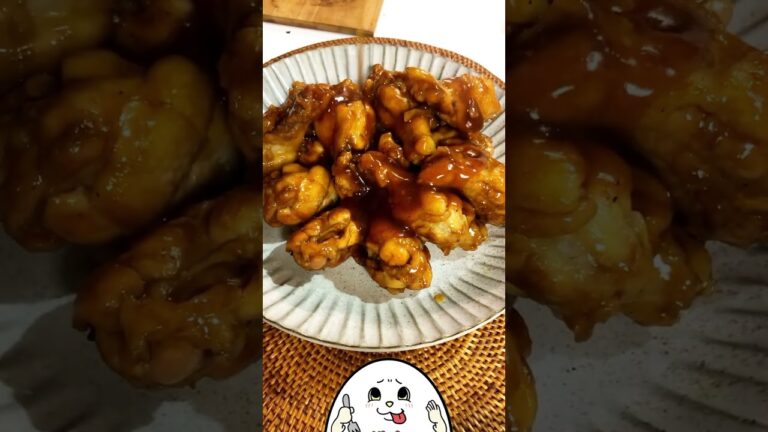 50g!?簡単手羽元の甘辛煮！