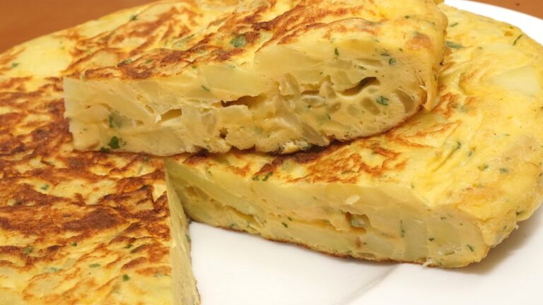 スペイン風オムレツ（トルティージャ）の本格的な作り方「オリーブオイルで煮る」