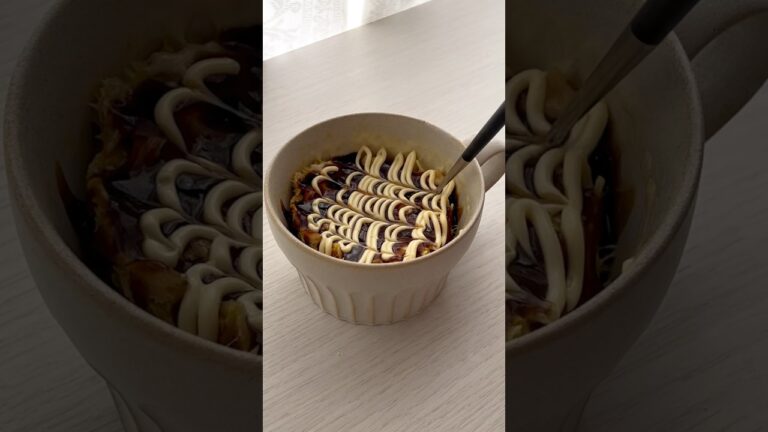 300万再生されたオートミールお好み焼き❤️‍🔥レンジで完成！とろふわ〜