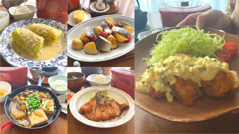 【スピード晩ごはん】ガッツリ食べられる平日５日間の和食おかず