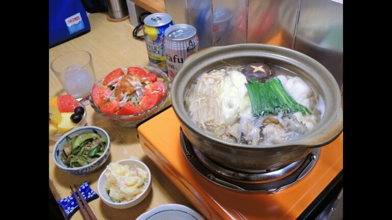 【昨日の】牡蠣と鱈の塩鍋【晩酌】
