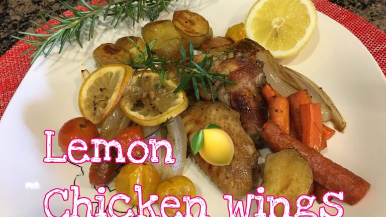 【Lemon & Rosemary Chicken Wings】レモン&ローズマリー味手羽先オーブン焼き