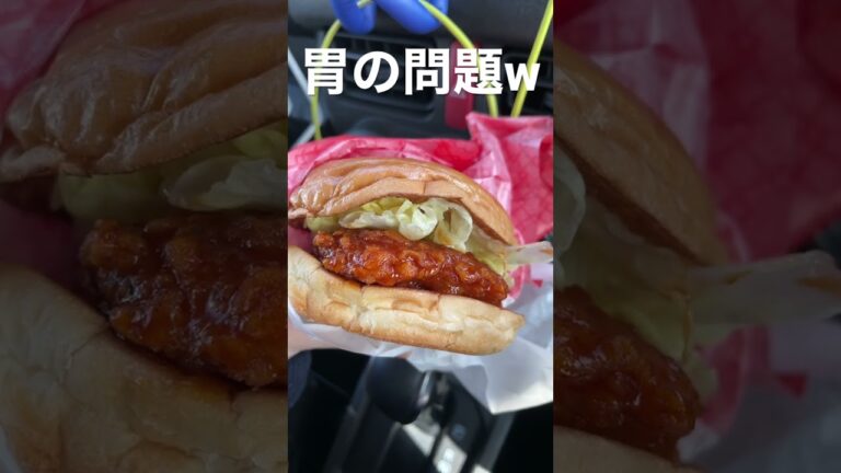 ロッテリアを食べよう【ヤンニョムチキンバーガー】#shorts