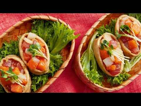 魚介の玄米いなり寿司