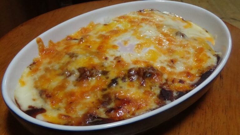 レトルトカレーアレンジ【焼きカレー】　カレーライスグラタン