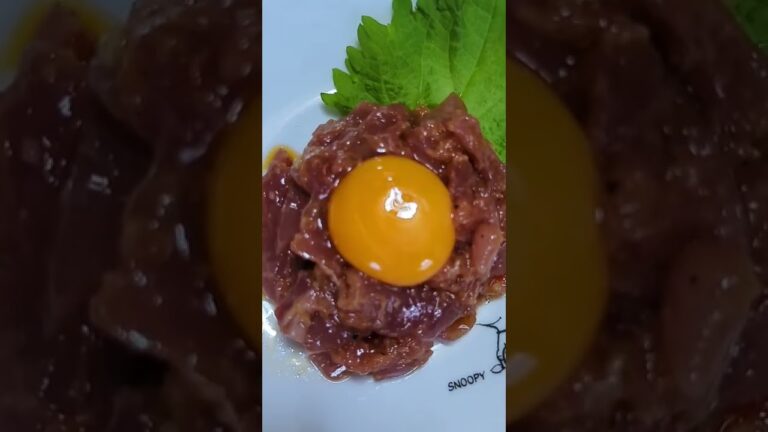 今が旬　生カツオのユッケ！！