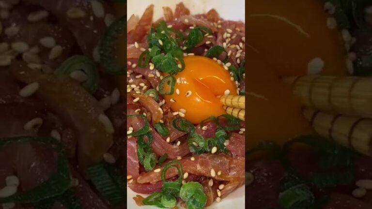 【おつまみレシピ】生ハムで作るユッケがお酒が進みすぎる！？？