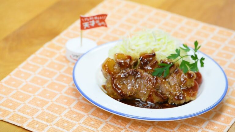 簡単ボリュームおかず！ 中華風トンテキ