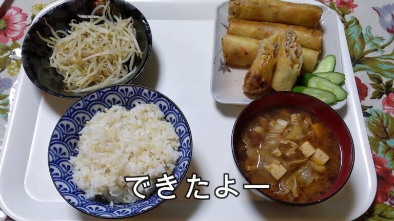 旬の生のタケノコで絶品春巻き