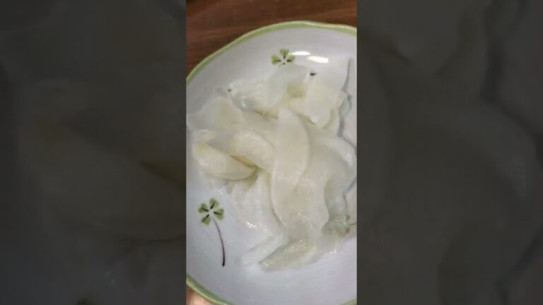 大根で作った千枚漬け　1月21日　＃Shorts