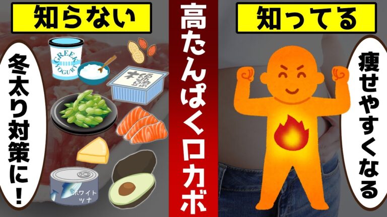 冬太り対策にも！意外に知らない高タンパク＆ロカボな食べ物16選【ゆっくり解説】