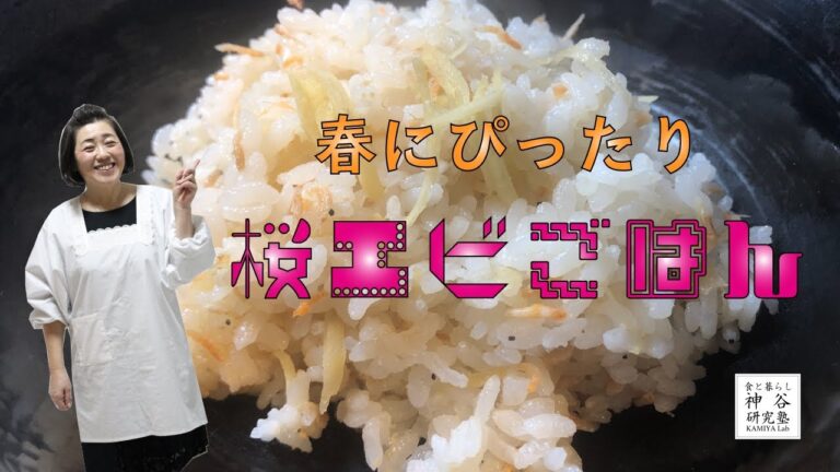 【桜の季節にぴったり】エビ香る〜桜えびごはん〜