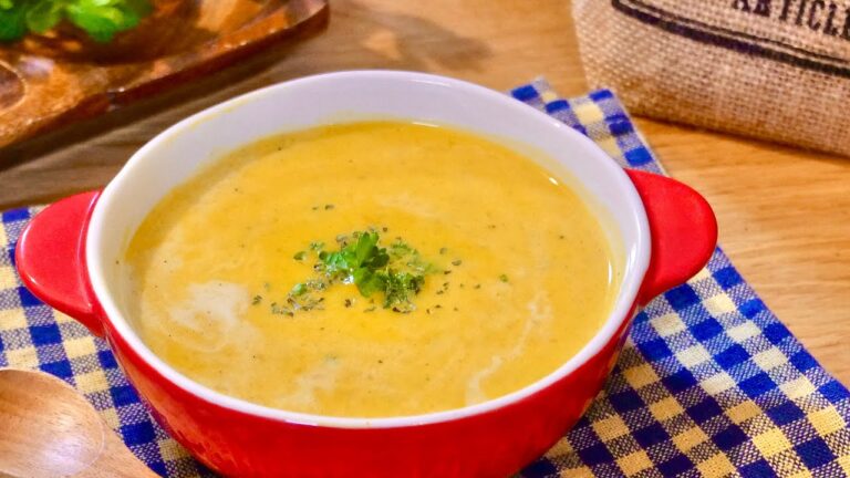 レンジで簡単！濃厚かぼちゃポタージュ 牛乳大量消費 / 食品ロス削減 レシピ