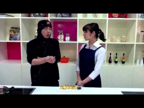 柿とモッツァレラのベニエ　御料理忍者・淳影　でりしゃす忍法帖