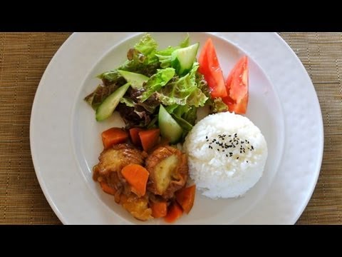 How to make japanese simmer お麩じゃがの煮物