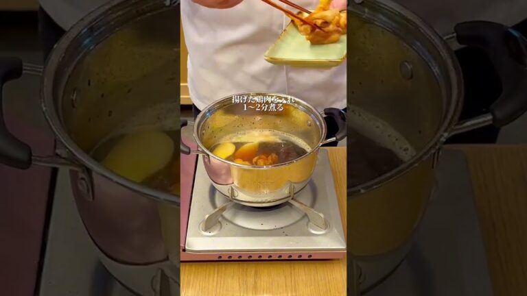 簡単レシピ 鶏と蕪の治部煮