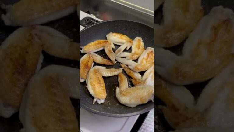 手羽先を焼いてハーブソルトで味付けしたらめちゃくちゃ美味しい！