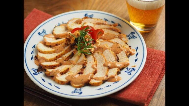 鶏むね肉のオーロラソース焼き、オーブントースターを使った作り方