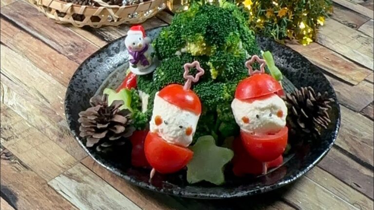 メリークリスマス🎅【ブロッコリーとポテトのツリーサラダ🌲】￼ #クリスマス料理 #ブロッコリーレシピ #ポテトサラダ #shorts