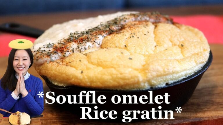 【cooking】バターライスも炊飯器でお手軽♪ふわふわスフレオムドリアの作り方🍴🐣