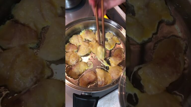 タンパク質たっぷり？タラのピカタ #料理動画 #shorts