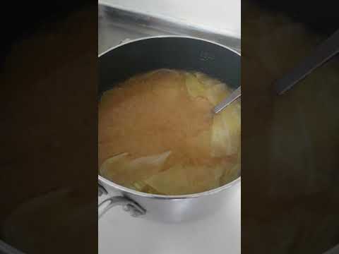 キャベツだけ味噌汁 -Only cabbage miso soup-