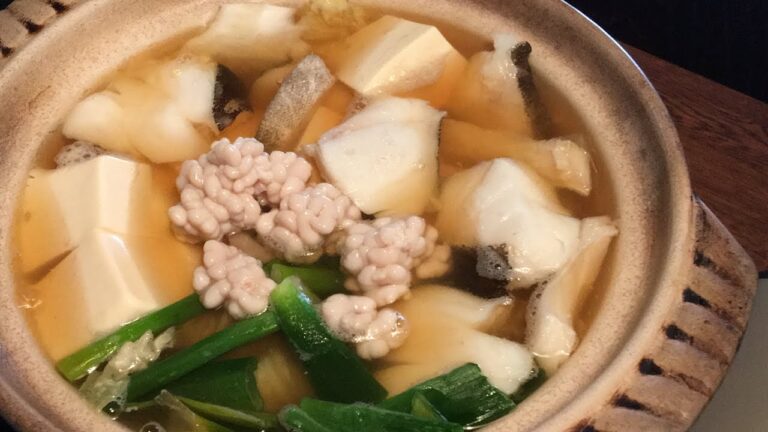 【白子鍋】作り方★真鱈の白子で親子鍋ホント美味しゅうおます！