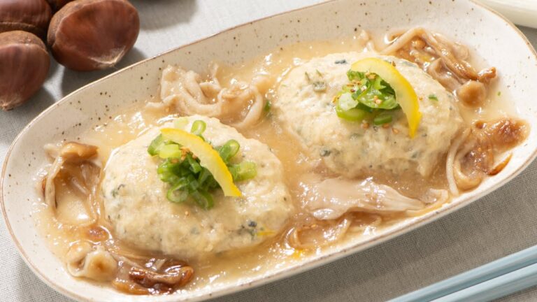 【国産ハイブランド冷食（旬すぐ）】２種きのこの旨味広がる　ふっくら鶏つくねのみぞれあん