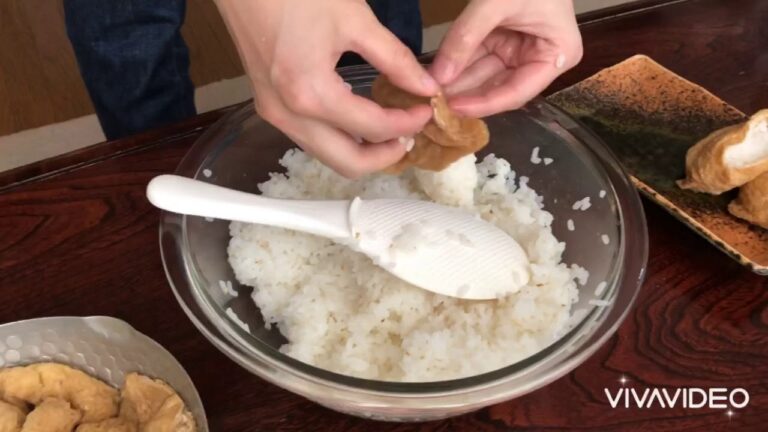 いなり寿司をお姉ちゃんが作る