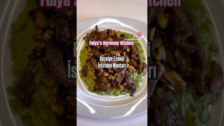 Bezelye Ezmeli İstiridye Mantarı #healthyrecipes  #sagliklitarifler
