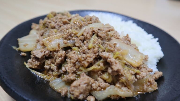 超手軽な無水白菜スパイシーカレー