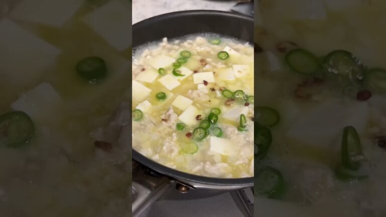 夜中に見てはいけない白麻婆豆腐#簡単レシピ #料理男子 #おうちごはん