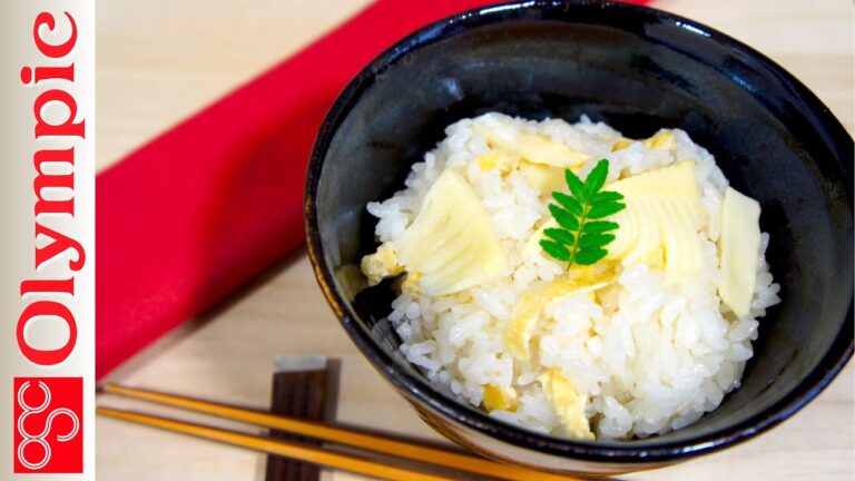 オリンピックの超簡単レシピ　★作り方色々シリーズ　たけのこご飯の作り方 Part-2